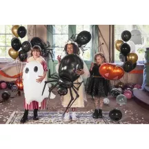 1 3D black spider balloon foil