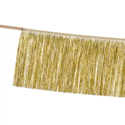 1 golden fringes garland