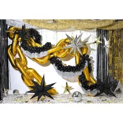 1 golden fringes garland