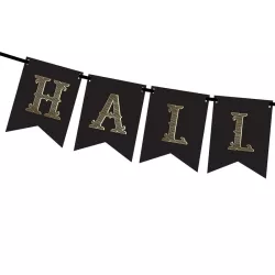 Garland "Halloween" black-gold