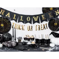 Garland "Halloween" black-gold