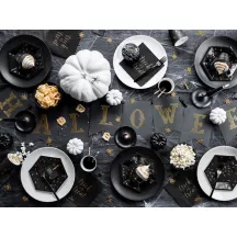 Girlande "Halloween" schwarz-gold