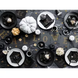 Ghirlanda "Halloween" nera e oro