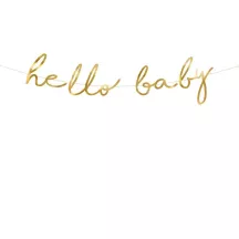 Girlande "hello baby" - PartyDeco