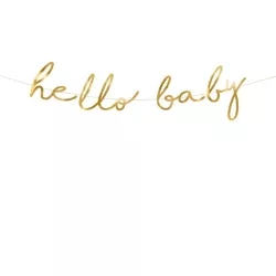 Garland "hello baby" - PartyDeco