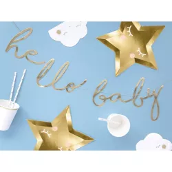 Garland "hello baby" - PartyDeco