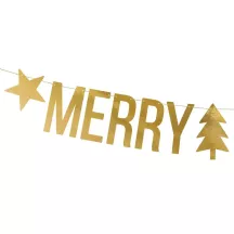 1 ghirlanda "Buon Natale" oro