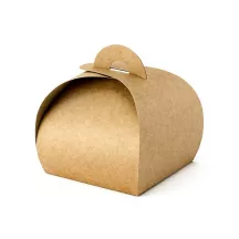 Kraft cardboard box for sweets - 10 pcs.