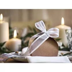 Scatola di cartone kraft per dolci - 10 pezzi.