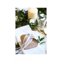 Scatola di cartone kraft per dolci - 10 pezzi.