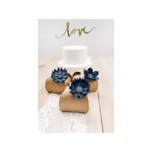 Scatola di cartone kraft per dolci - 10 pezzi.
