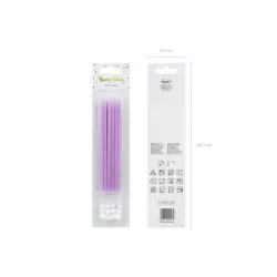 Candele lunghe "Viola chiaro
