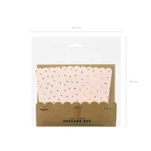 Popcorn Boxes "pink-gold"