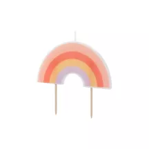 Rainbow candle