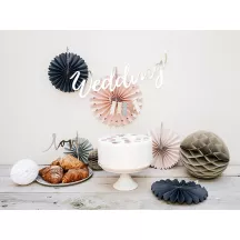 Rosaces grises et rose pastel