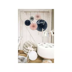Grey and pastel pink roses