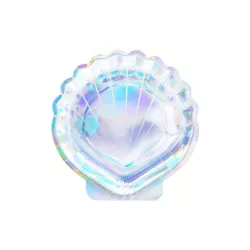 Iridescent Plates "Mermaid Party" in cardboard