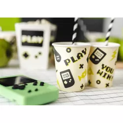 6 Game controller paper cups
