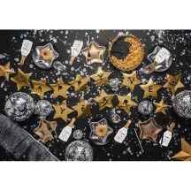 1 stelle dorate Ghirlanda di Buon Anno