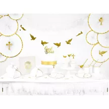 Boîtes blanches "Ailes" à friandises en carton - 10 pcs
