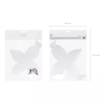 White boxes "Wings" for treats in cardboard - 10 pcs