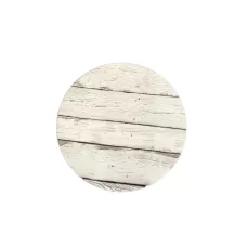 Piatto torta rotondo con effetto legno chiaro