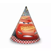 6 Cars party hats