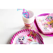 Serviettes "Poupée LOL"