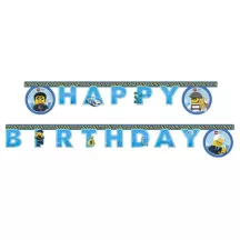 1 ghirlanda Lego City "Buon Compleanno