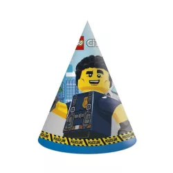 6 cappelli per feste Lego City