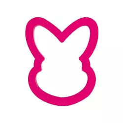1 bunny head cookie cutter