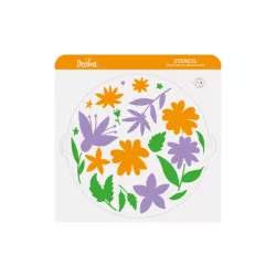Blumen Schablone
