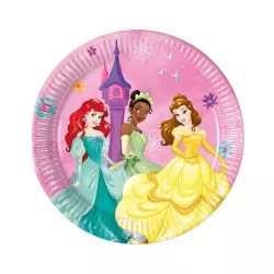 8 Pappteller Disney Prinzessinnen