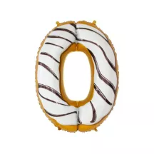 Donut Ballon - Zahl: 0