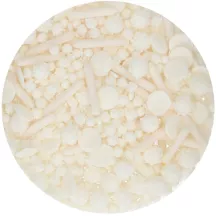 65g White medley sprinkle