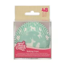 Caissettes à muffins Winterzauber 48 pièces - Caissettes à cupcakes pour Noël