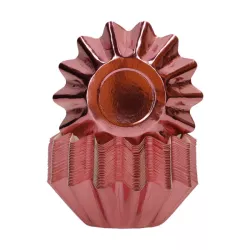 48 Metallic pink baking cups