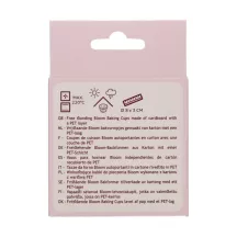 48 Stampi da forno rosa metallizzato