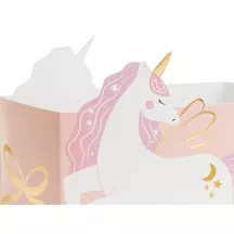 6 Unicorn and castle treat boxes