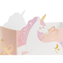 6 Unicorn and castle treat boxes