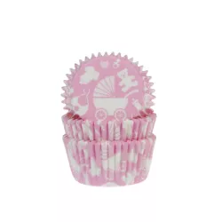 Baking cups "Baby pink" - pk/50