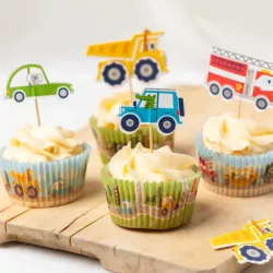 60 Transport vehicle baking cups