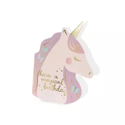 1 Unicorn birthday card