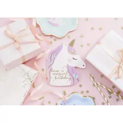 1 Unicorn birthday card