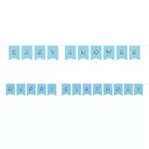 Personalisable blue garland