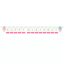 1 Garland Happy Birthday "Cupcakes"