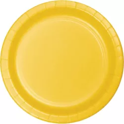 8 Plates - yellow