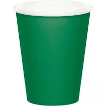8 Pappbecher - grün
