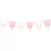 1 Paper triangle flag banner cat