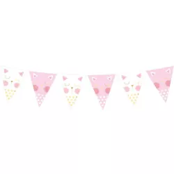 1 Paper triangle flag banner cat